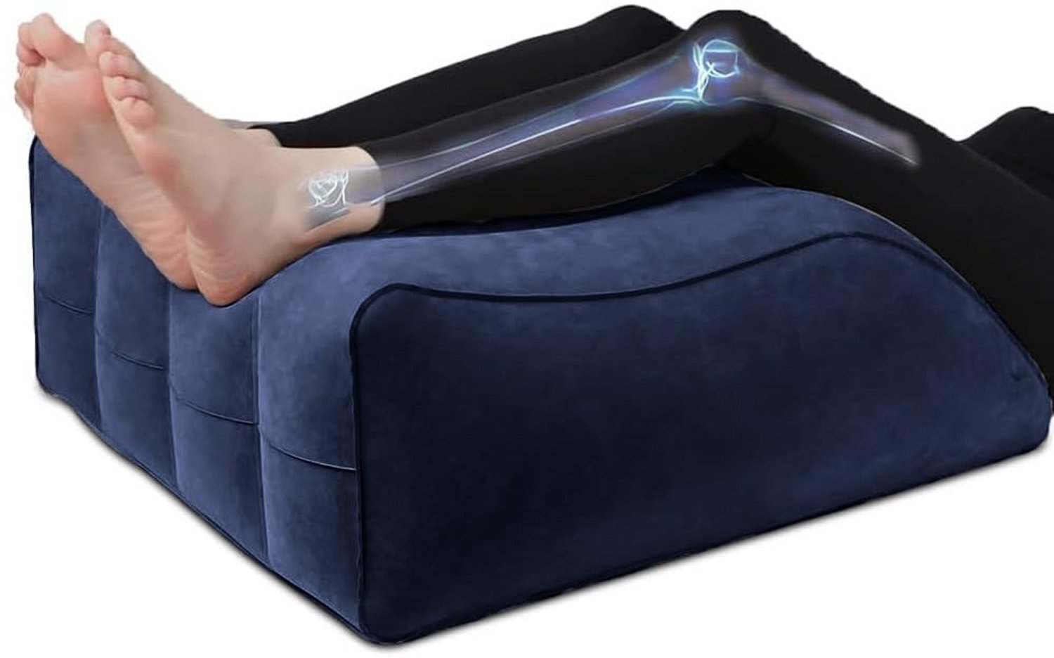 Ergonomisch Oppompbaar Kussen voor Ondersteuning van Benen en Knieën