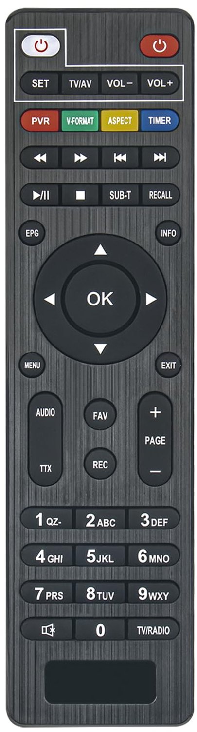 Vervangende Afstandsbediening voor DCOLOR DVB-T2 Decoder