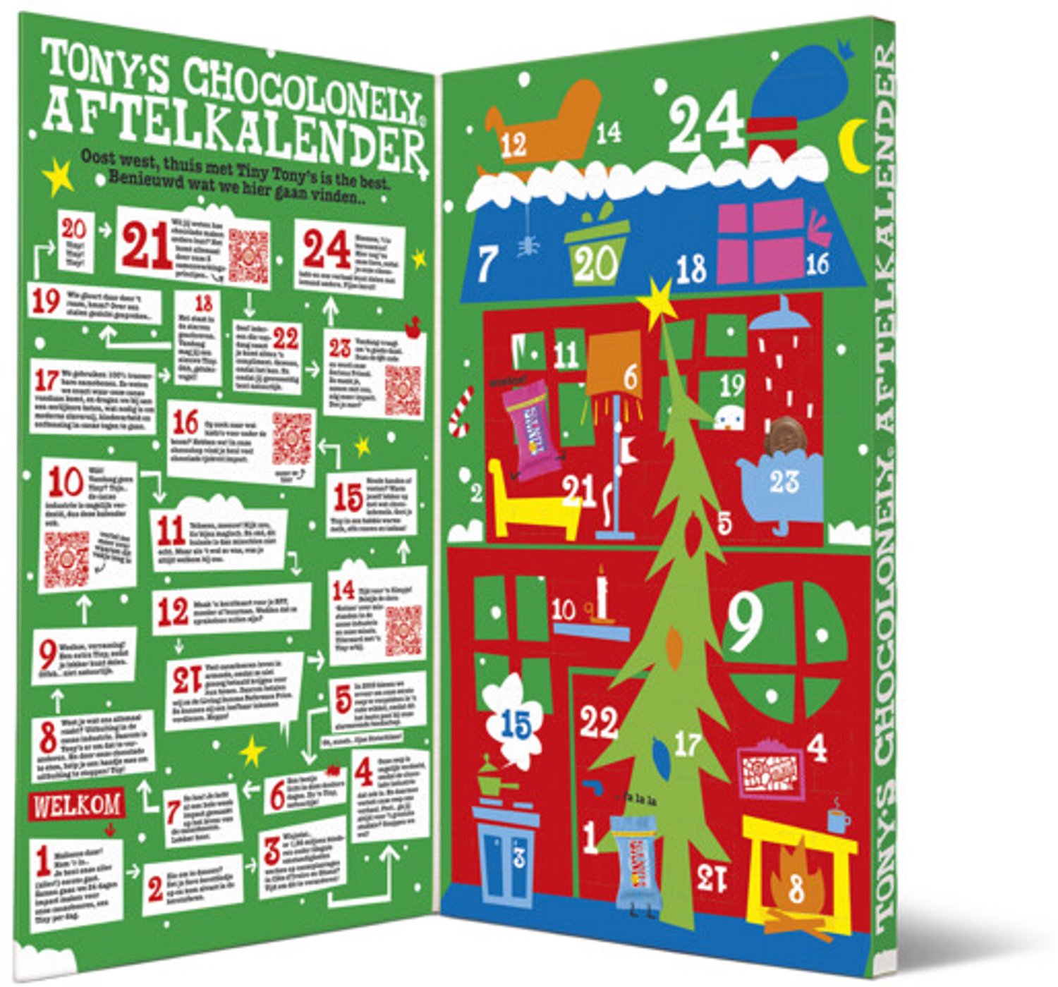 Tony's Chocolonely Adventskalender 2026 Chocolade - Sint en Kerst - 2 smaken - Fairtrade – foto 7