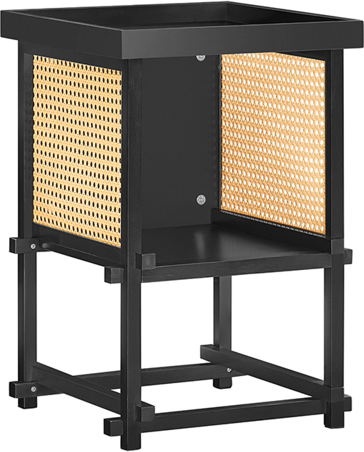 SoBuy HFBT03-SCH Bijzettafel - 40 x 40 x 60 cm - Zwart