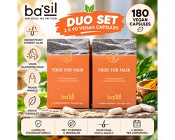 BA'SIL - Voedingssupplement - 2x Food For Hair (Women) - Kuur voor 3 maanden