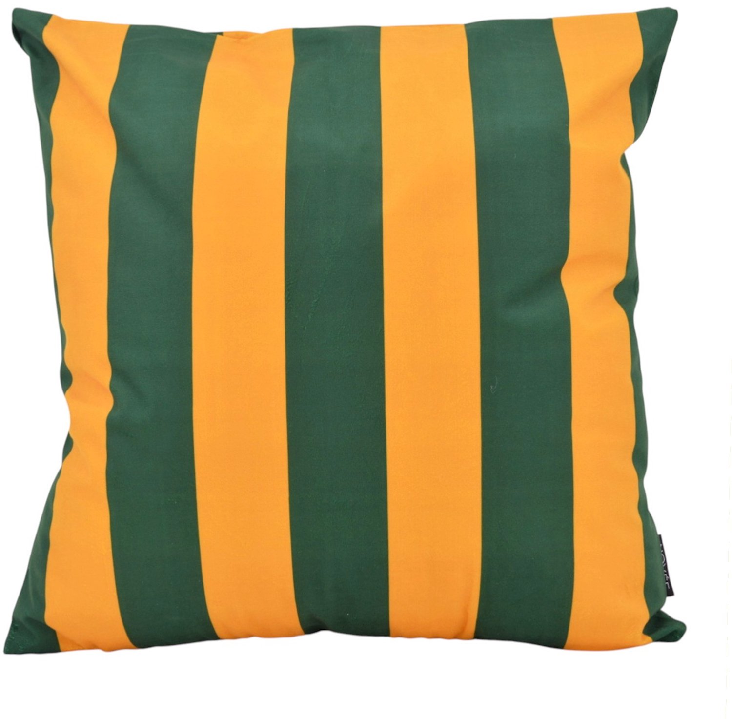 NOVÉE Sierkussen Streep Groen/Okergeel | 45x45 cm | Katoen/Polyester