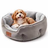 BOTC Hondenmand - Kattenmand - Vetbed 50 cm - Maat S - Warmtemat - Voor honden en katten - Grijs