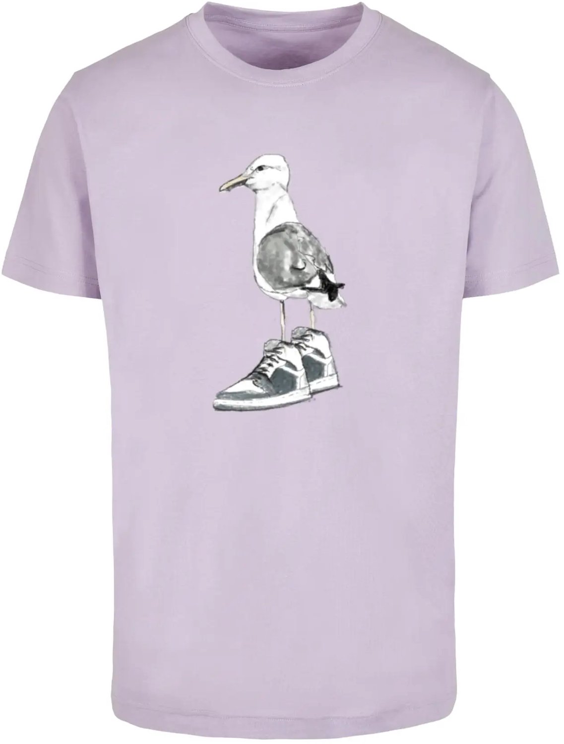 T-shirt Mister Tee Seagull Sneakers Wit