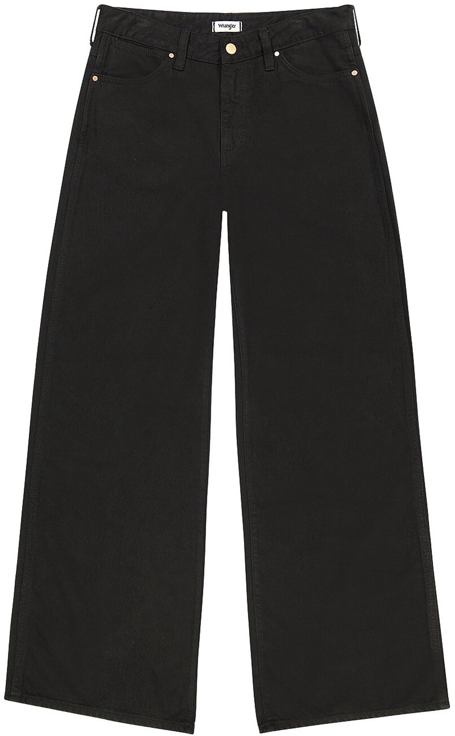 Damesjeans met wijde pijpen Wrangler World Zwart