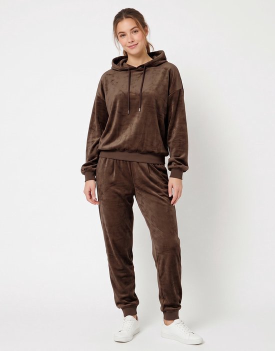 Apollo dames huispak Fleece - Loungeset - L/XL - Lila
