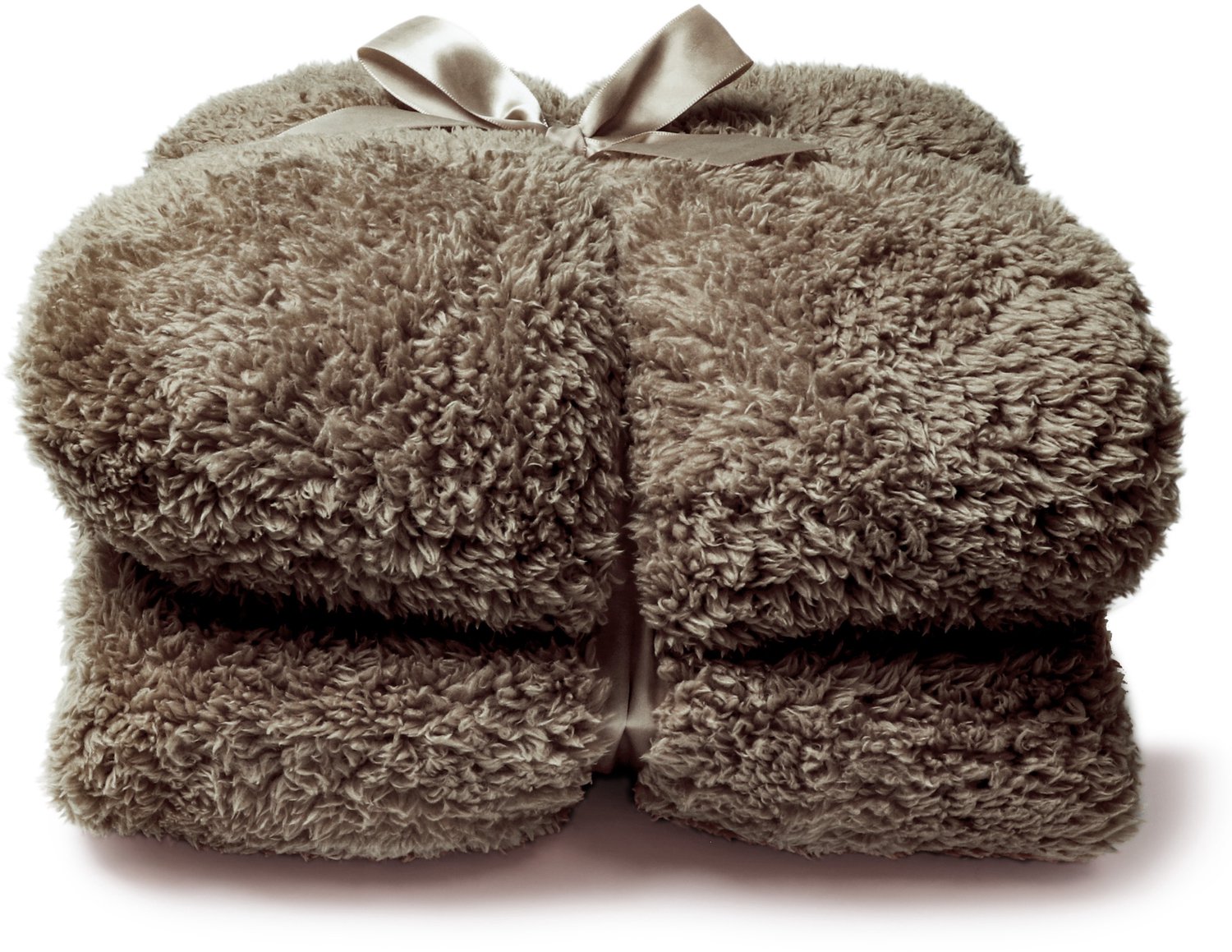 Unique Living Teddy plaid 150x200cm taupe