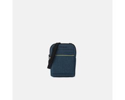 Hedgren Linear – Kleine Crossbodytas – Waterafstotend – Afneembare schouderriem – Met sleutelhaak & telefoonvak – Polyester – Legion Blue