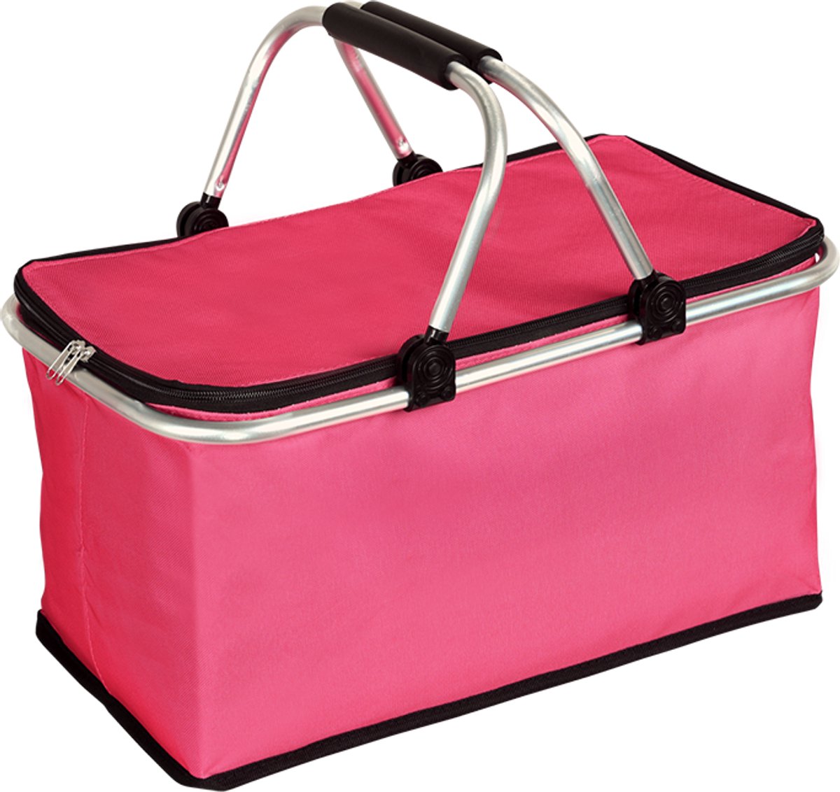 Isolatiemand - Boodschappentas Thermisch - 20 liter - Opvouwbaar Ontwerp - 48x28.5x25 cm - Rose