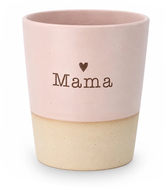 Special Ceramics mok Mama – Keramieken Beker met Hartje – Cadeau voor Mama – Handgemaakt – Thee en Koffie Mok – Moederdag Cadeau – Uniek Design