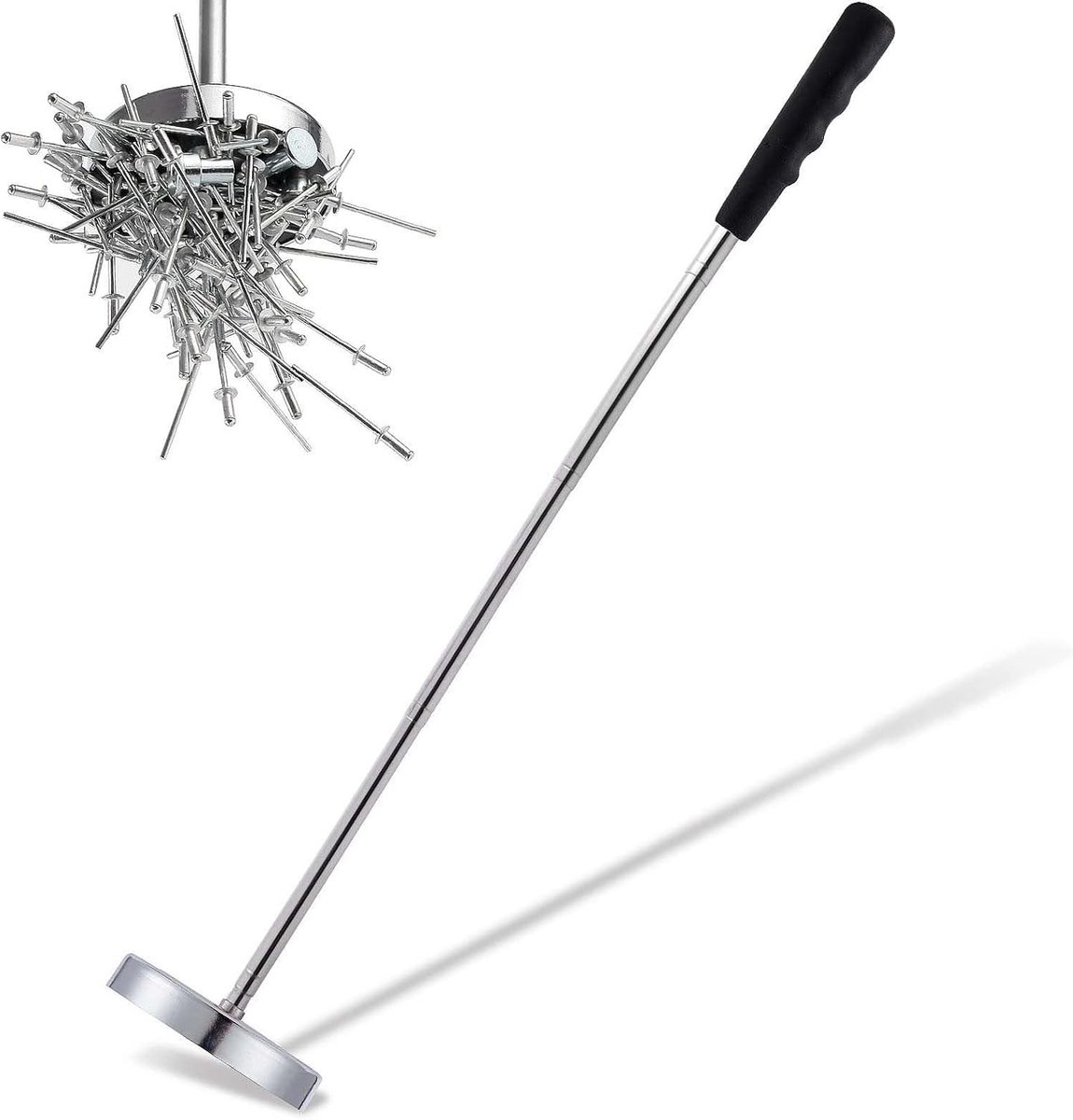 Verstelbare telescopische magnetische tang tot 15.8 kg voor metaalreparatie, 21.5 - 83.8 cm, handig en multifunctioneel hulpmiddel