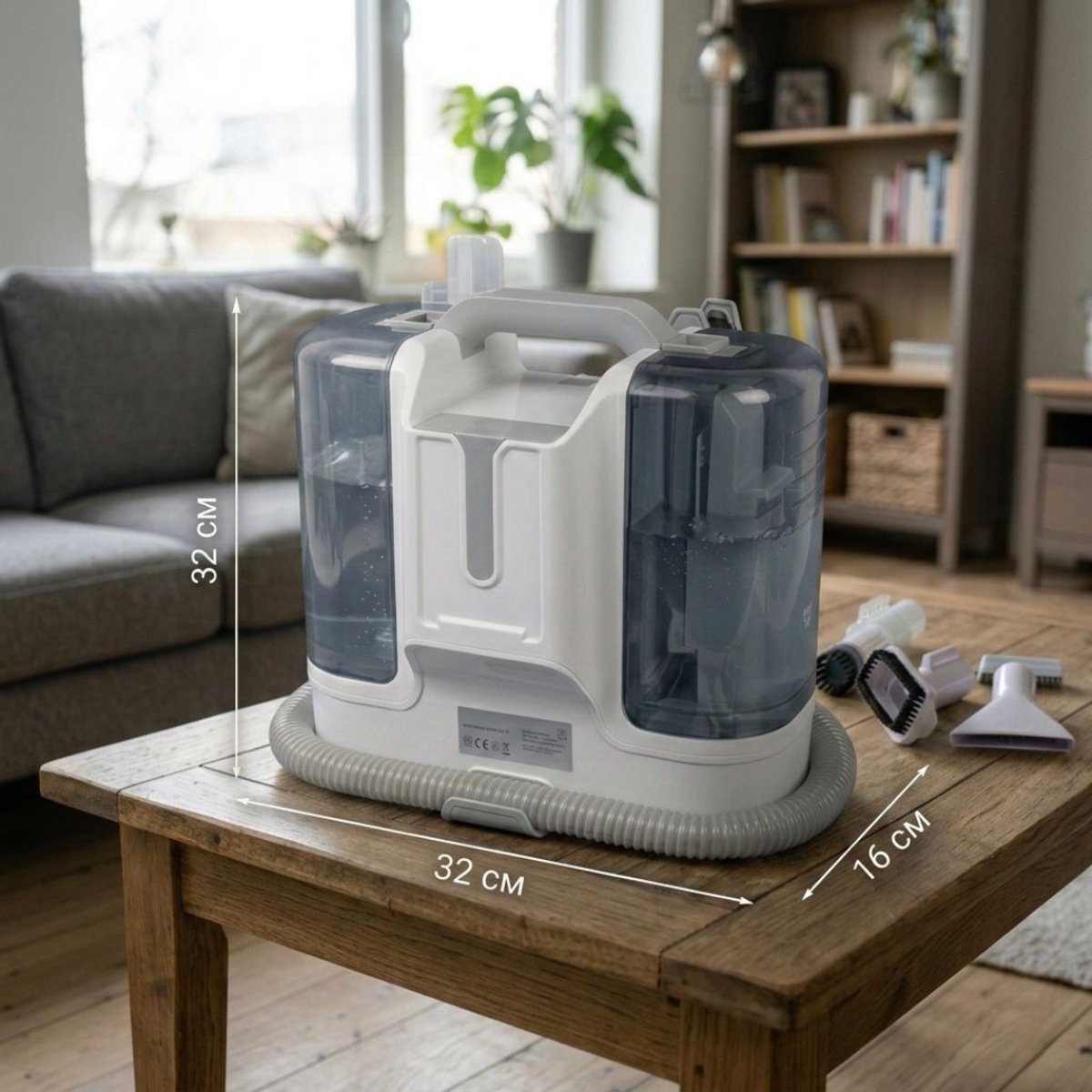 Innovastore Stoomreiniger - Vlekkenreiniger - Tapijtreiniger - Meubelreiniger - Handstoomreiniger - Glasreiniger - 450W Motor -