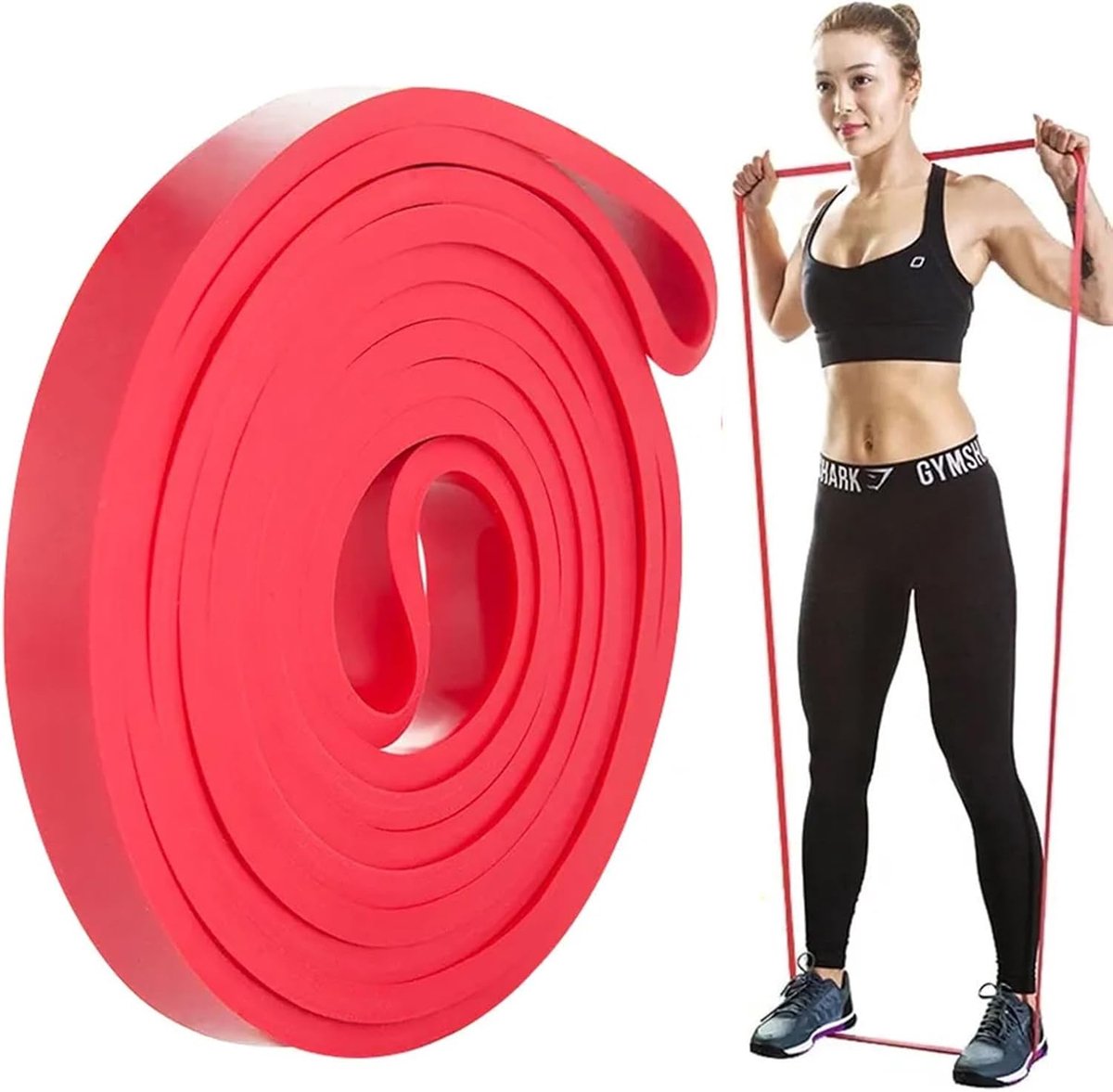 Verstelbare Fitness Bands voor Yoga, Stretching en Pilates Training - Ideaal voor Krachttraining en Flexibiliteit