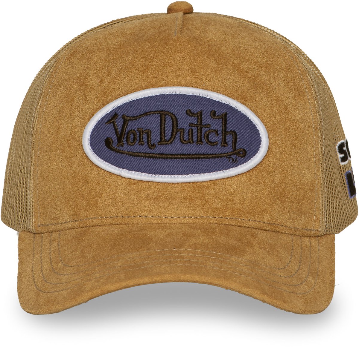 Von Dutch Mesh Cap Fur Yellow