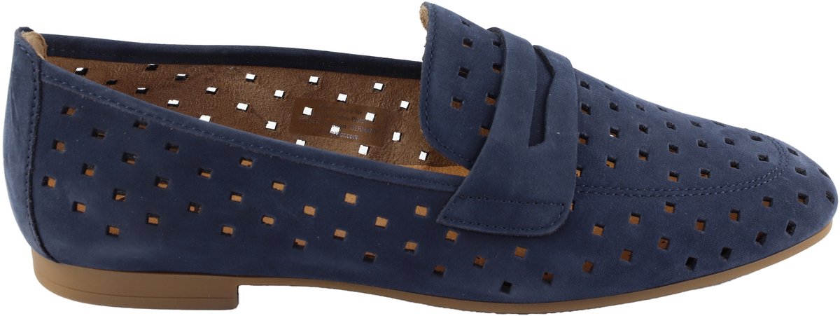 Gabor - 65.219 - Instappers - blauw nubuck/suede - 41