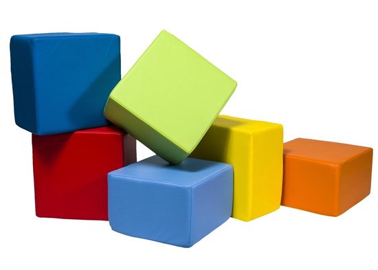 stuks gekleurde schuimblokken / foamblokken voor kinderen - mix1 | bol.com