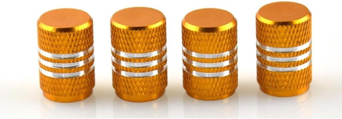 Set van 4 Universele Aluminium Ventieldoppen voor Auto, Fiets, Motor en Truck - Stofdicht en Duurzaam