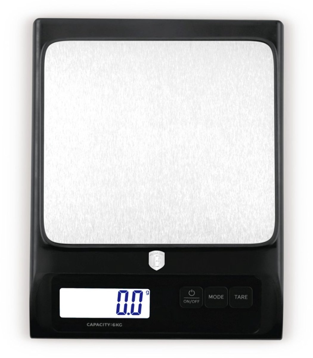 Digitale keukenweegschaal 6 kg Matte Black Collection