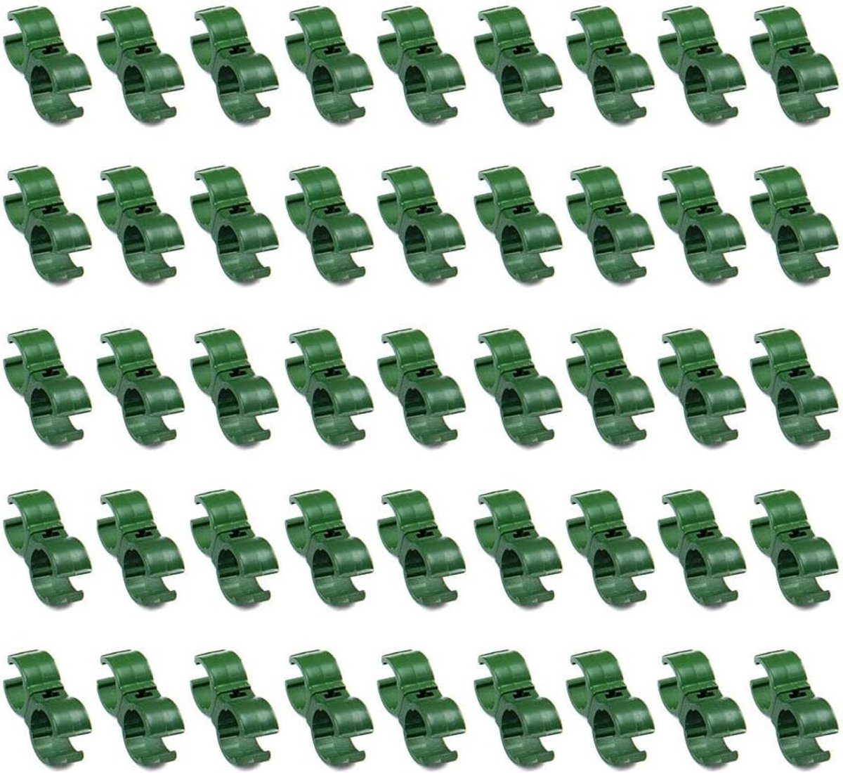 50 Stuks Verstelbare Tuin Trellis Plant Connector Clips voor Rattan en Bloemen - 11mm Plastic Buckle