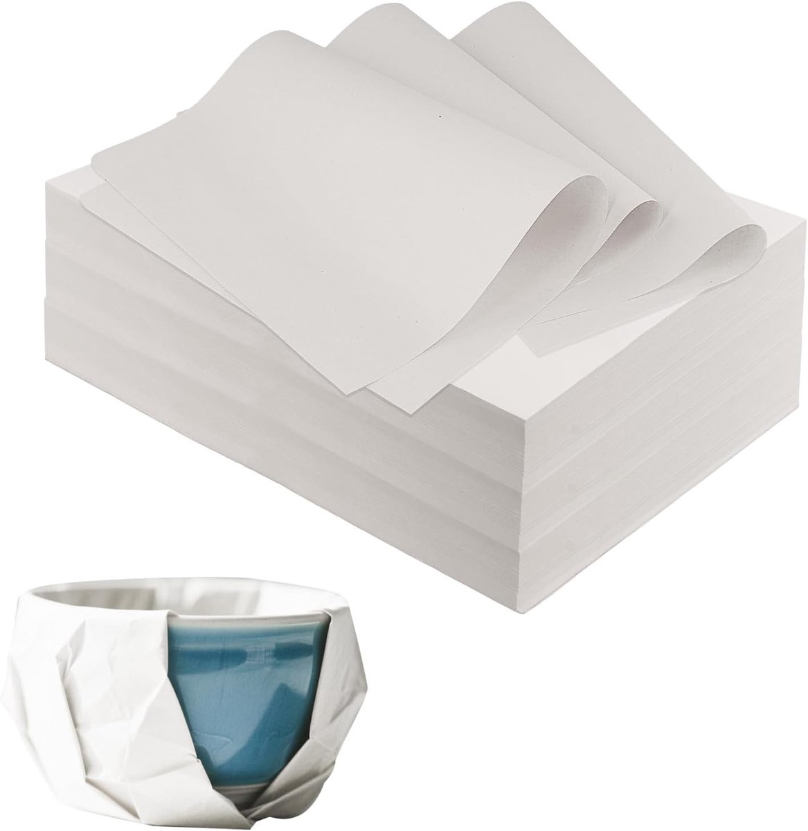 600 Vellen A3 Krantenpapier, 420 x 297mm Witte Krantenafvalbladen voor Verpakking en Creatieve Projecten