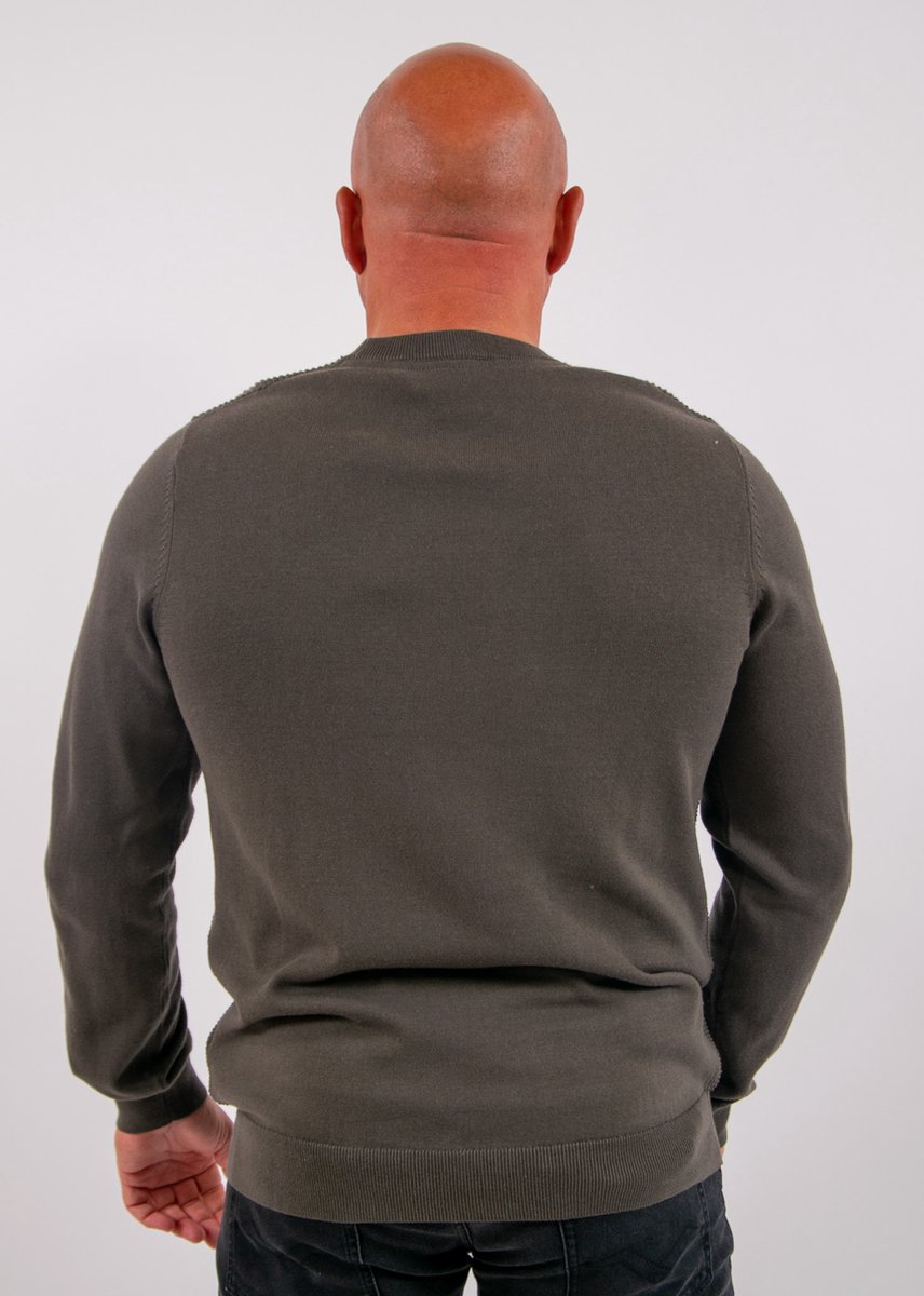 Lyle & Scott Waffle Front Crew Neck Jumper