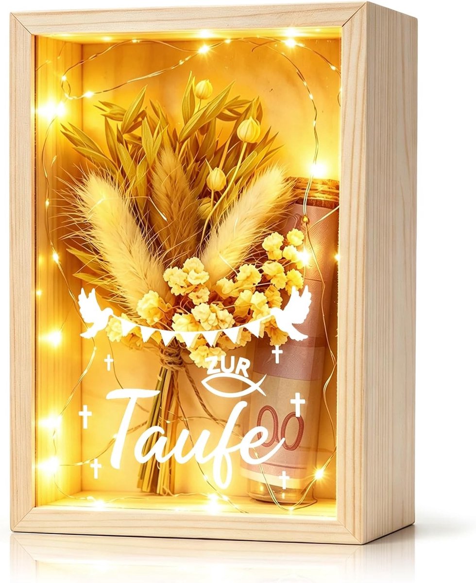 Uniek doopcadeau met luxe verpakking voor gouden geschenken en persoonlijke touch