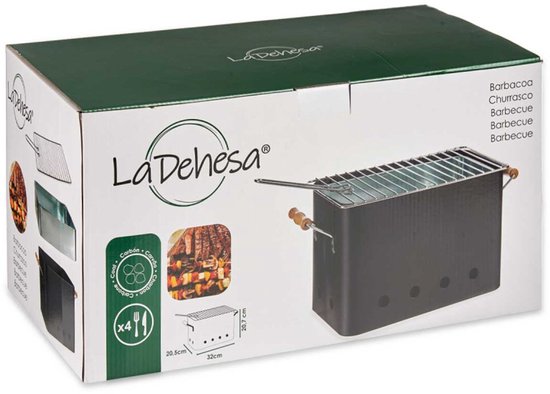 Barbecue Draagbare Met handvatten Ijzer (20,5 x 20,7 x 32 cm) van BBQ Classics — afbeelding 5