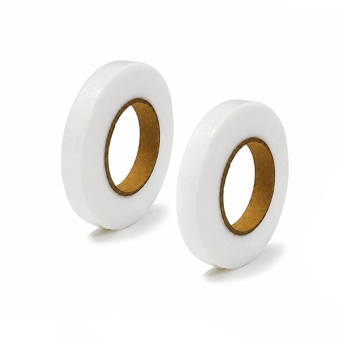 Kaiyaya - 2 stuks strijkband - 64 meter - 2 cm breed - wit - wasbestendig - voor naadloos zomen, kleding en gordijnen