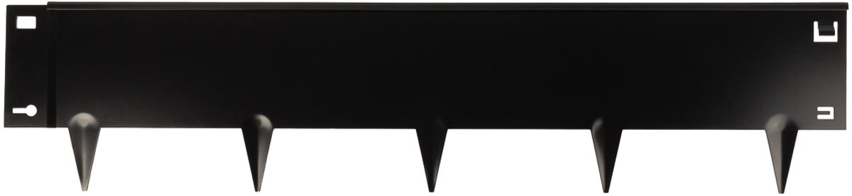Zwarte Borderrand met Omgevouwen Rand 24 x 106 cm | Per stuk