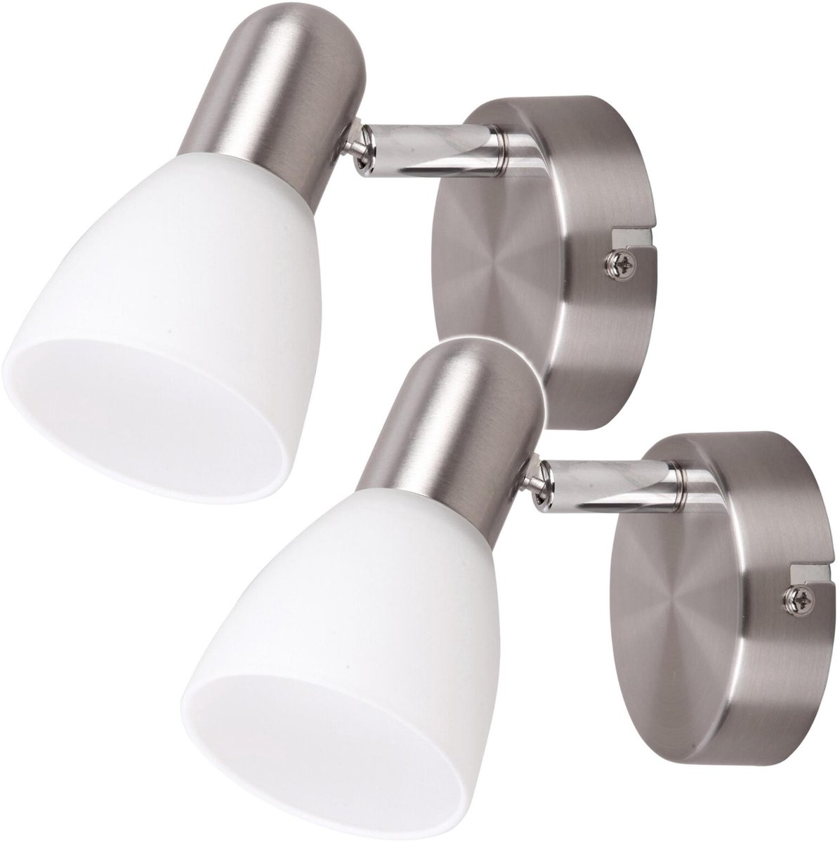 Rabalux Wandlamp Soma Chroom Geschikt voor gebruik binnen E14 40 W - 2 stuks
