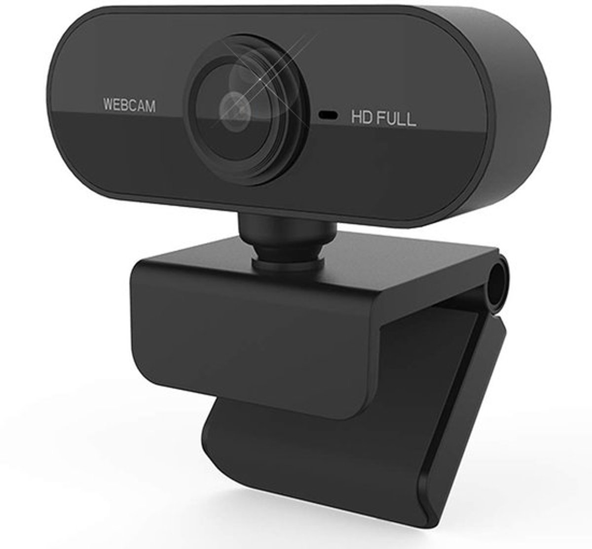 Plusysee 1080p Full HD Webcam met Microfoon - Plug and Play voor Laptop en PC