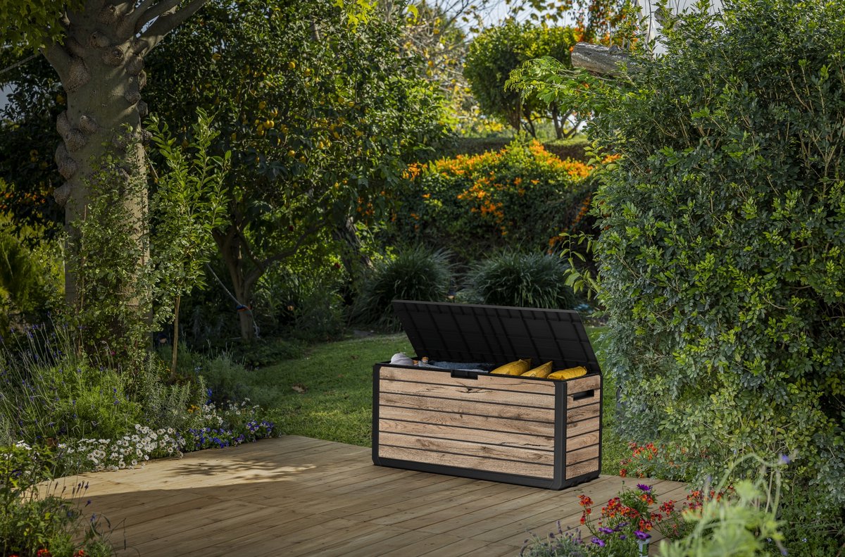 Keter Atlas Opbergbox 270L - 117,2x45x57 cm - Pine