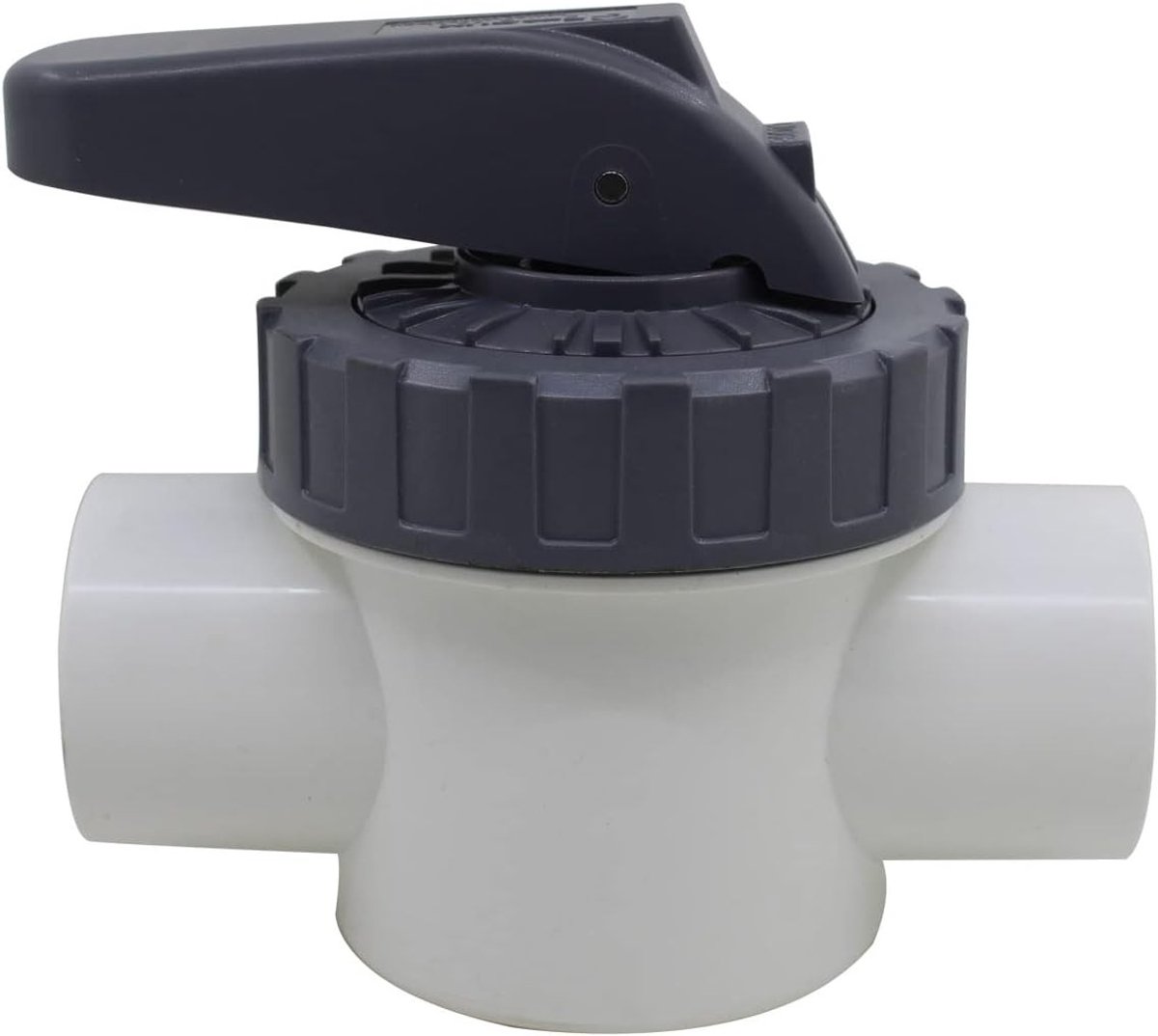 Tweezijdige klep 50-63mm voor zwembad, PVC balklep, lijmverbinding, geschikt voor SPA en jacuzzi toepassingen