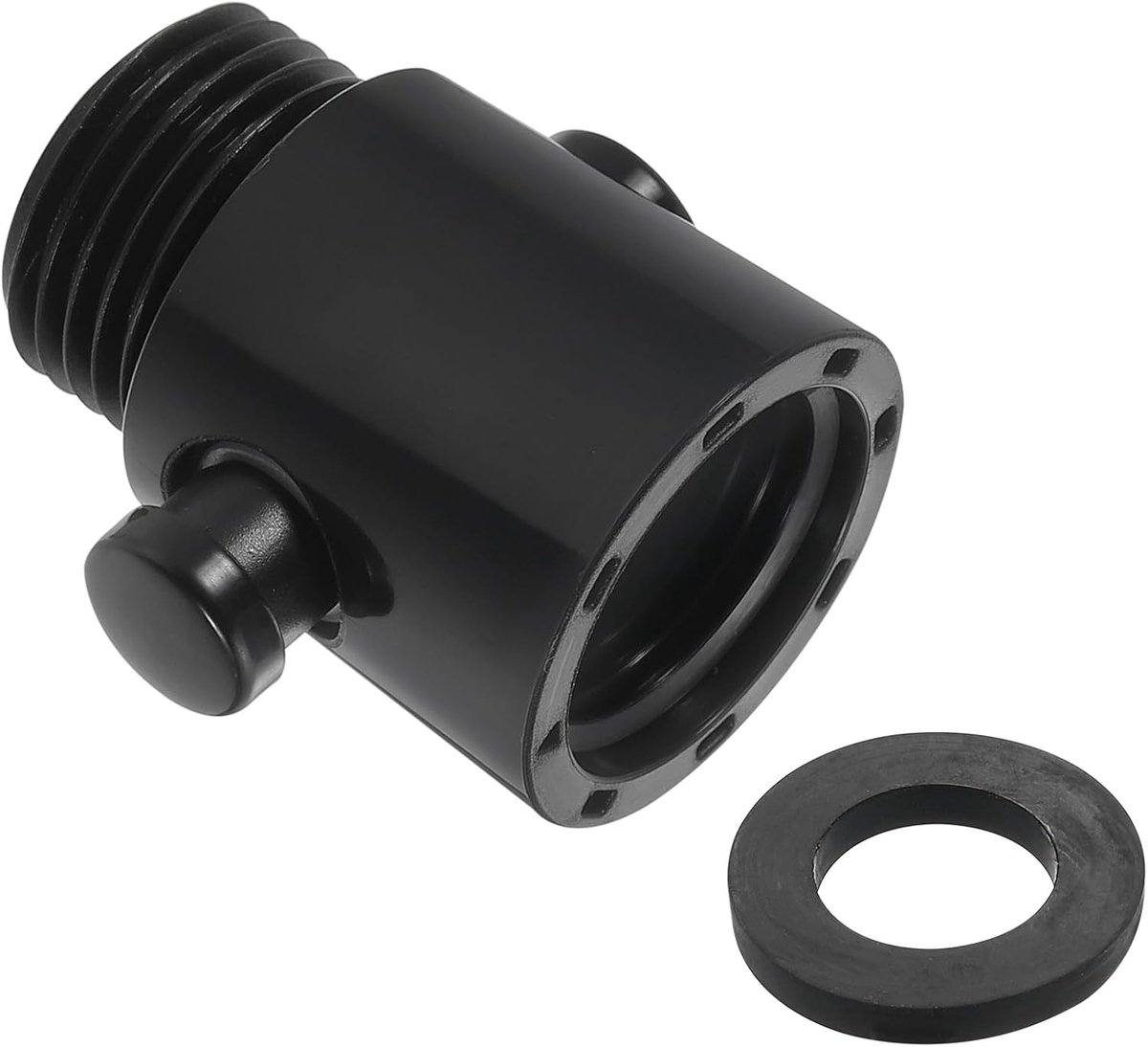 Omschakelklep douche - Zwart - G1/2 - ABS Kunststof - Universele Waterstroomregelaar voor Douche en Bidet