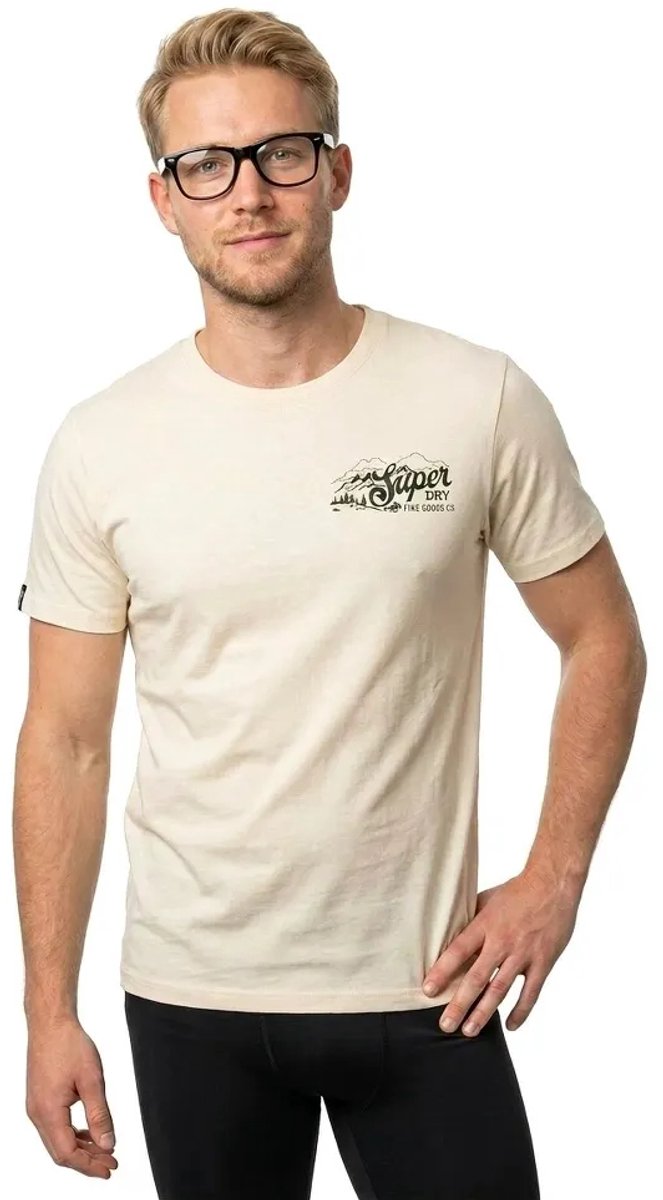 Superdry Lo-fi Outdoors Relaxed T-shirt Heren T-shirts Beige