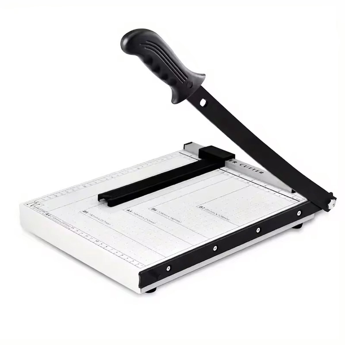 Homtas Papiersnijder A4 – hefboom snijmachine – Papier Snijmachine – Papiersnijder papier - Foto Snijder Snij