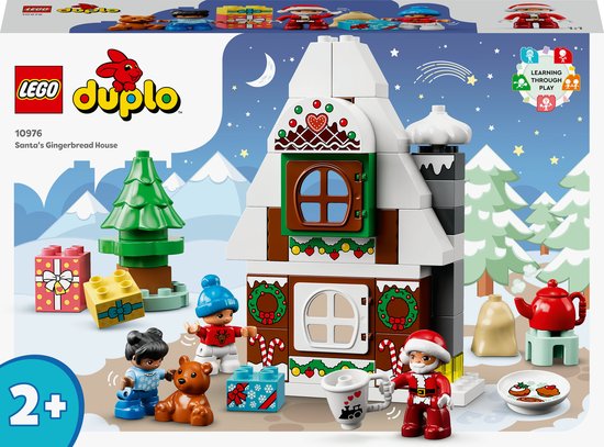 LEGO DUPLO Peperkoekhuis van de Kerstman Speelgoed voor Peuters vanaf 2 Jaar 10976