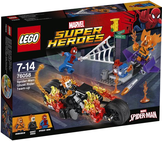 LEGO Marvel Super Heroes Spider-Man: Ghost Rider samenwerking 76058