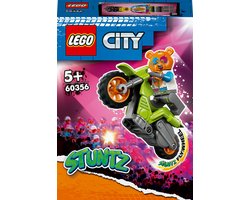 LEGO 60356 City Stuntz Beer stuntmotor, Actie Speelgoed met Coureur Poppetje