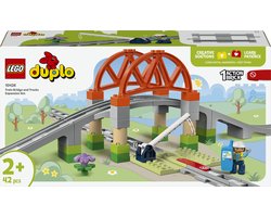 LEGO DUPLO Stad Treinbrug en rails uitbreidingsset Educatief Speelgoed voor Peuters 10426