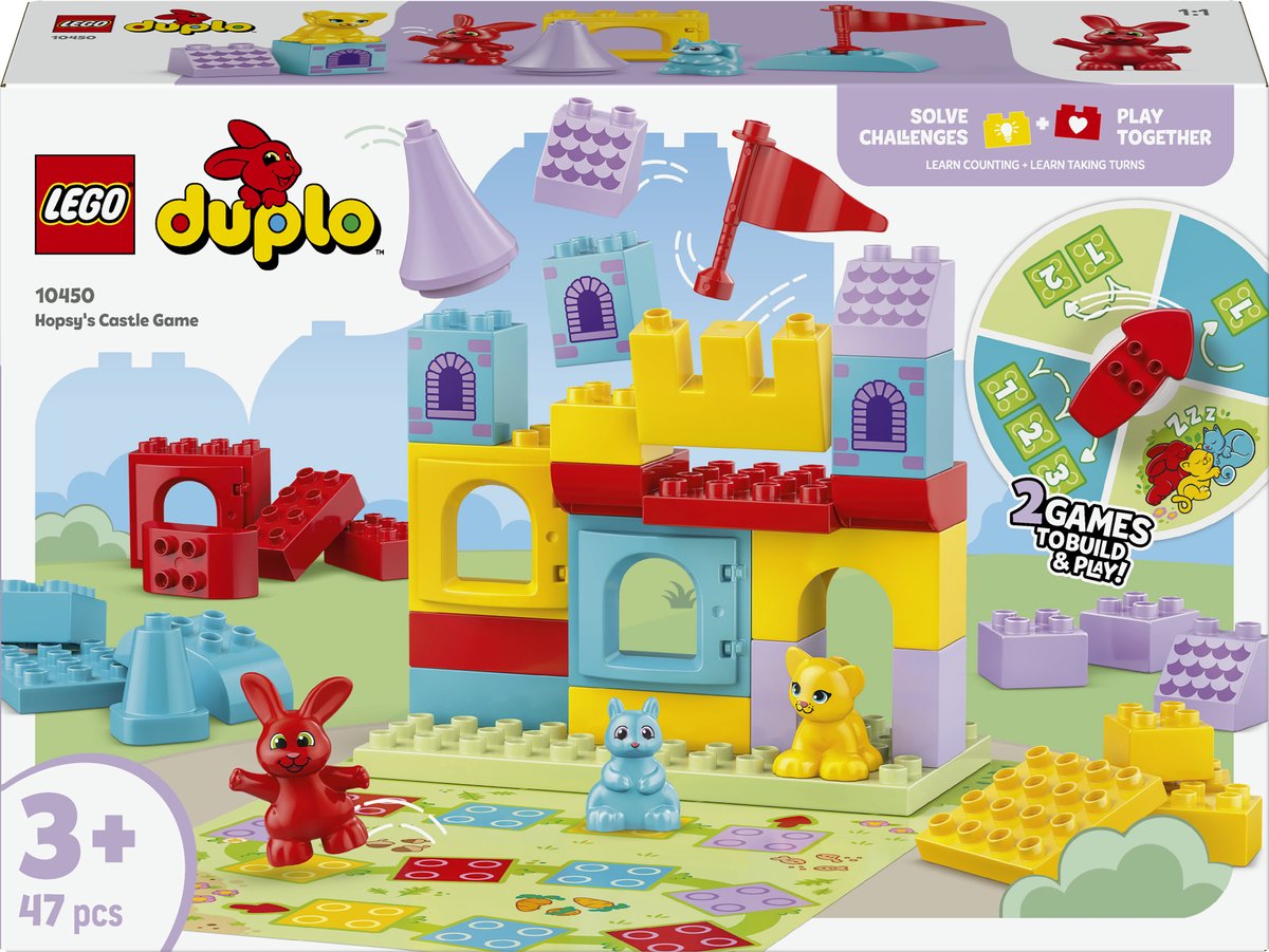 LEGO DUPLO - Hopsy's kasteelspel Constructiespeelgoed thumbnail 2