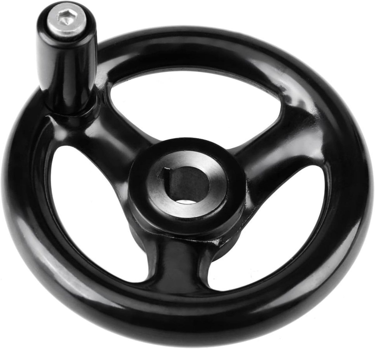 3-Spoke Handwheel 12x100mm Grip voor Machine Tools - Precisie, Duurzaamheid en Gebruiksgemak