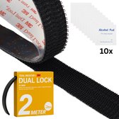 3M Dual Lock – 2 Meter – Heavy Duty Klittenband Zelfklevend – Dubbelzijdig Velcro Tape - Zwart - SJ3550CF