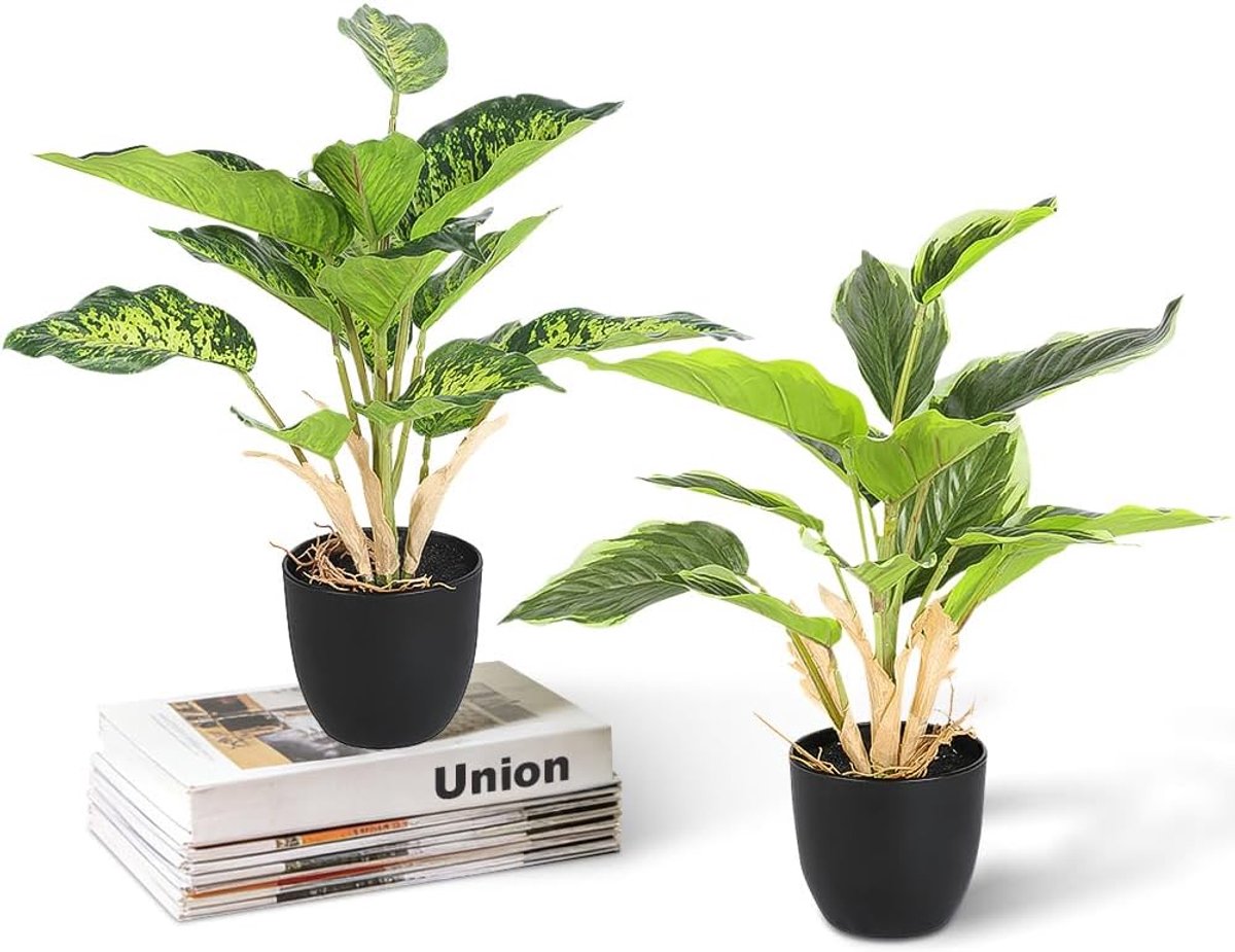 Kunstplant - Set van 2 - Kunststof - Onbreekbaar