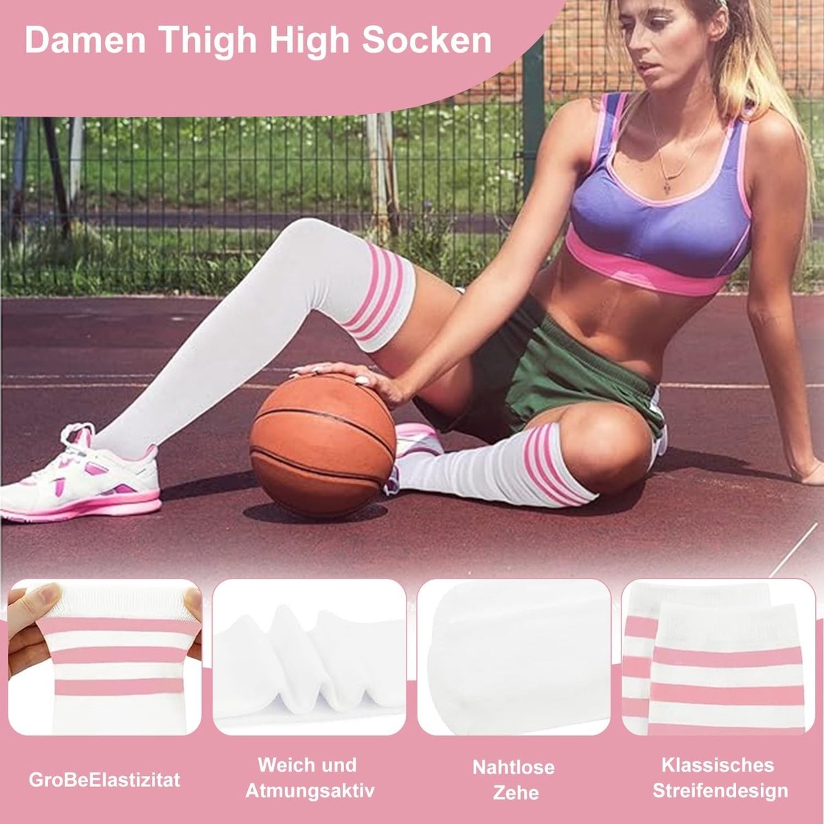 Dames Extra Lange Thigh High Kousen voor Comfort en Warmte - Ideaal voor Koude Dagen en Mode Accessoires