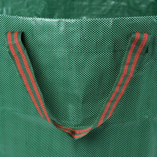 Set van 272 Liter Tuinafvalzakken, Bladzak van 150 g/m² Polypropyleen, Draagbare Tuinzakken met Handvatten, Groene Zakken voor Tuinafval, Planten, Strooisel, Hooi (Pak van 2) NAIZY — afbeelding 2
