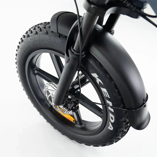 Ebikekopen.com Fatbike S20 Pro - Rijklaar - Lichtgrijs - Special Edition - Hydraulische remmen - 2026/2027 Model - Incl. Slot - Telefoonhouder - Alarmsysteem - Voorrekje - Voetensteuntje - Met Accessoires - Elektrische Fiets - QmWheel — afbeelding 2