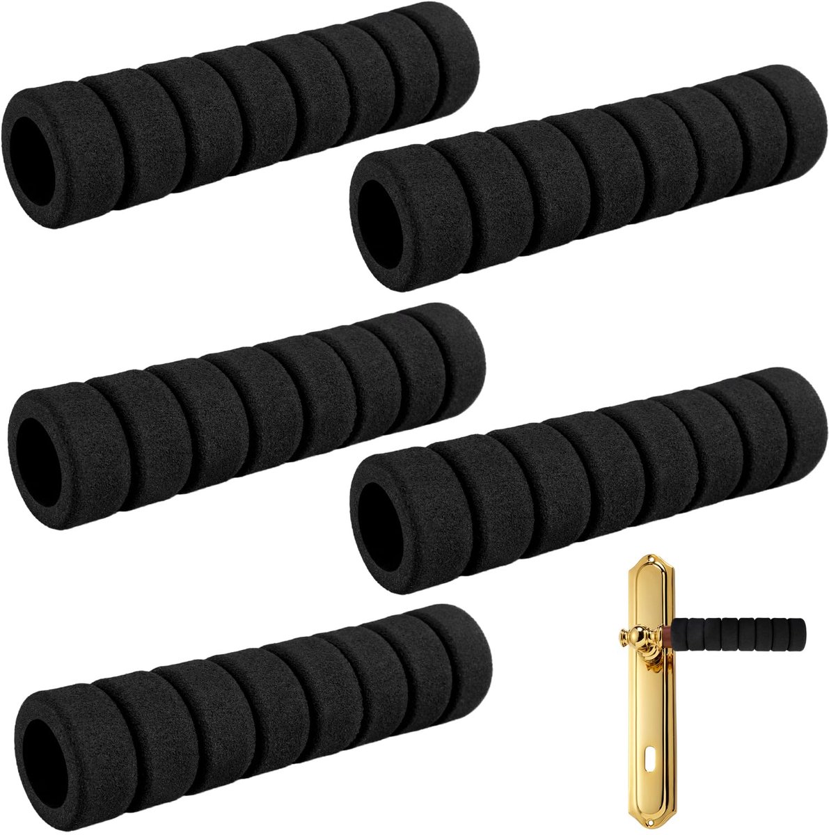 Deurklinkbuffer - Bescherming voor deur en muur - Voor deurklinken en deurgrepen - 5 stuks