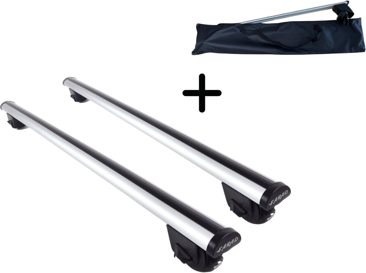 Farad dakdragers Audi A6 Avant 2005 t/m 2011 gesloten dakrailing - 100 kg laadvermogen - Met opbergtas