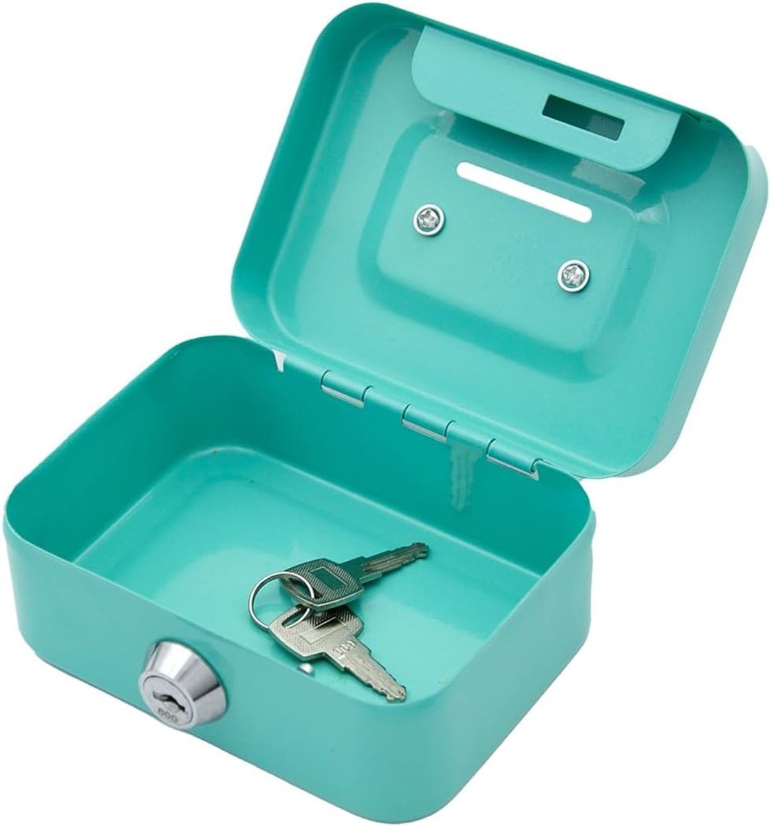 Lockable Geldbox voor Munten, Veilig Opbergsysteem voor Jongens en Meisjes, Ideaal voor Spaargeld en Cadeaus, Groen